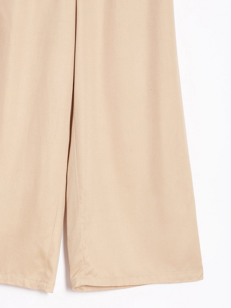 Women's Sand Palazzo Trousers